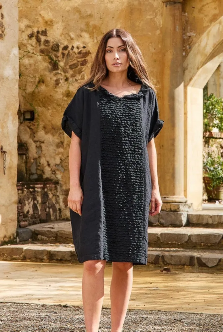 Luna Tunic Dress - Linen & Lace