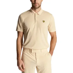 Lyle & Scott Golf Tech Polo Shirt - Sand Dune