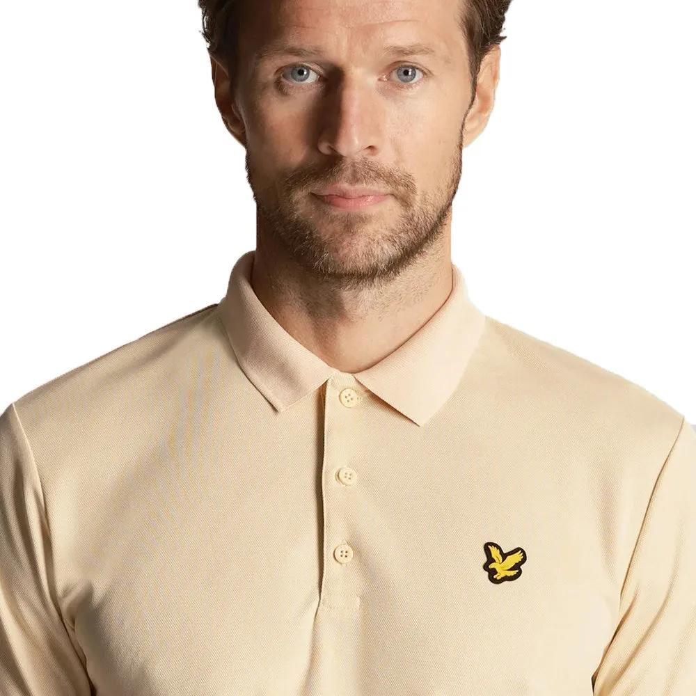 Lyle & Scott Golf Tech Polo Shirt - Sand Dune