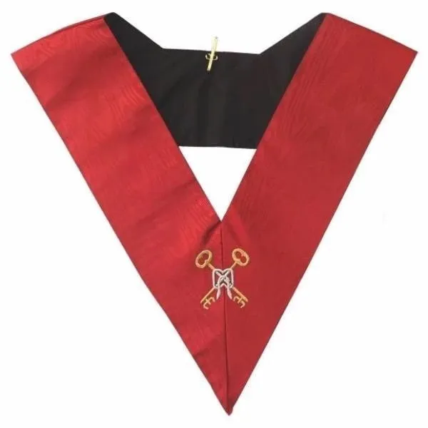 Masonic AASR collar 18th degree - Knight Rose Croix - Treasurer