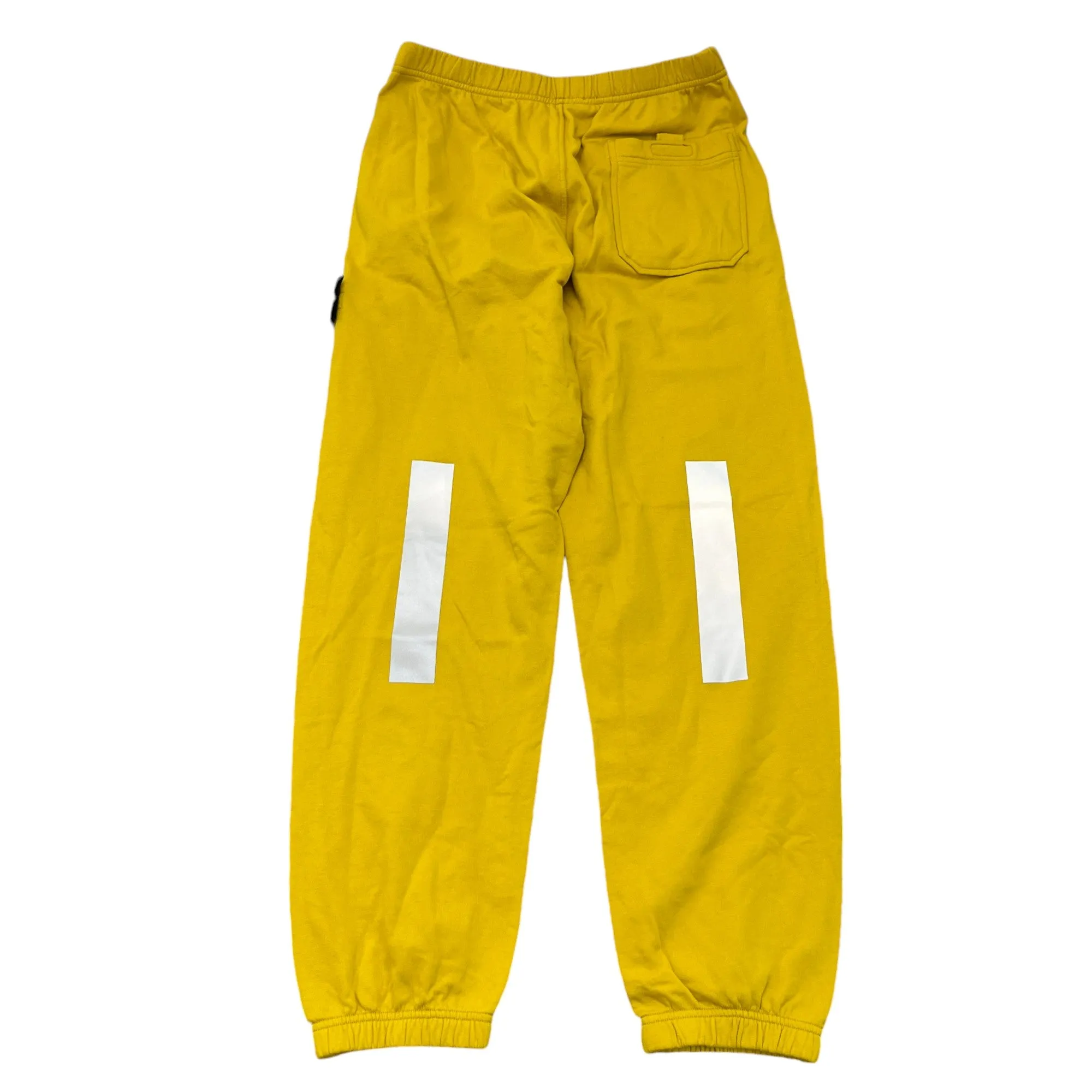 Men's Applique Logo Joggers Yellow Size S