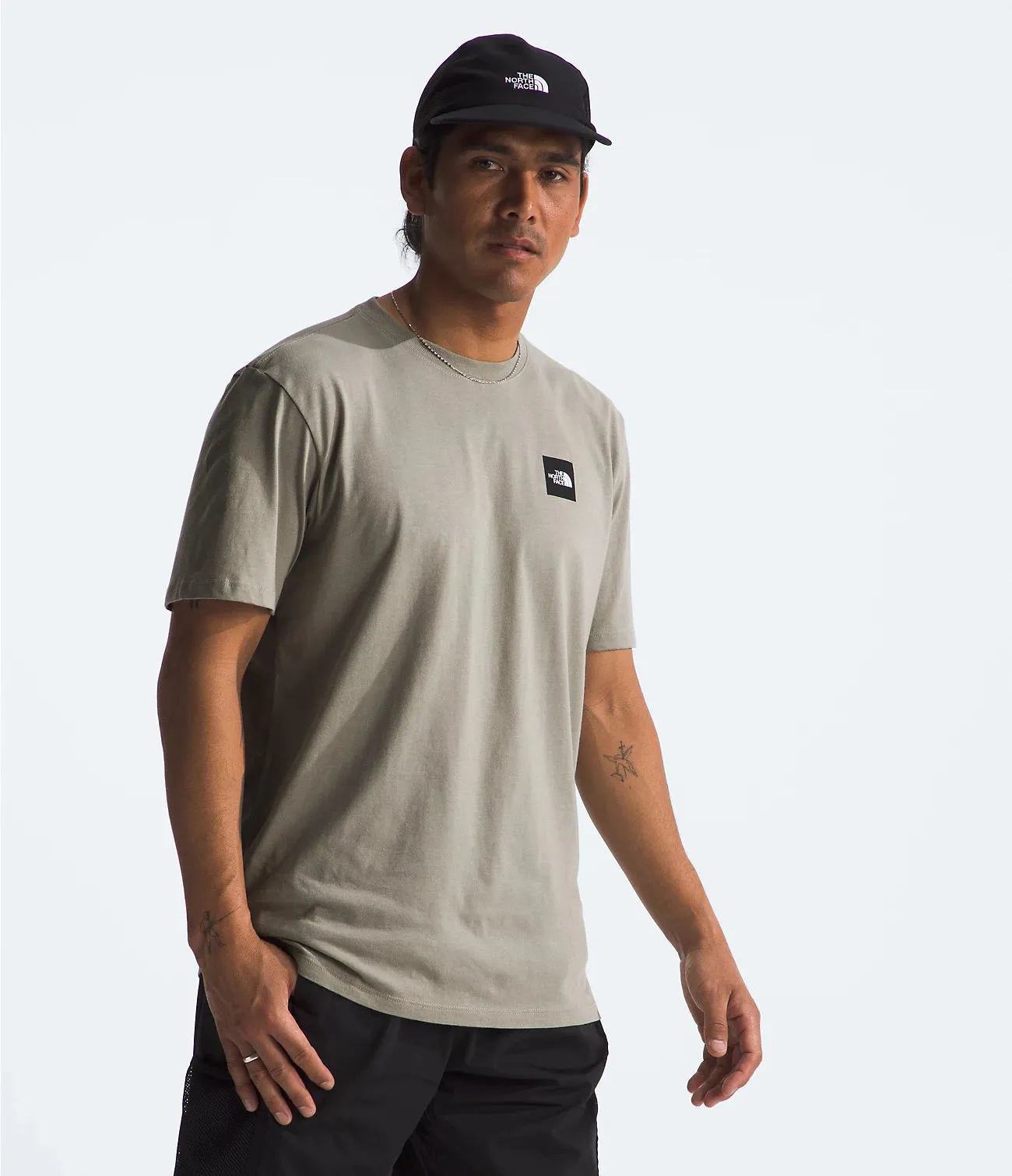 Men's S/S Box Logo Tee | Clay Grey