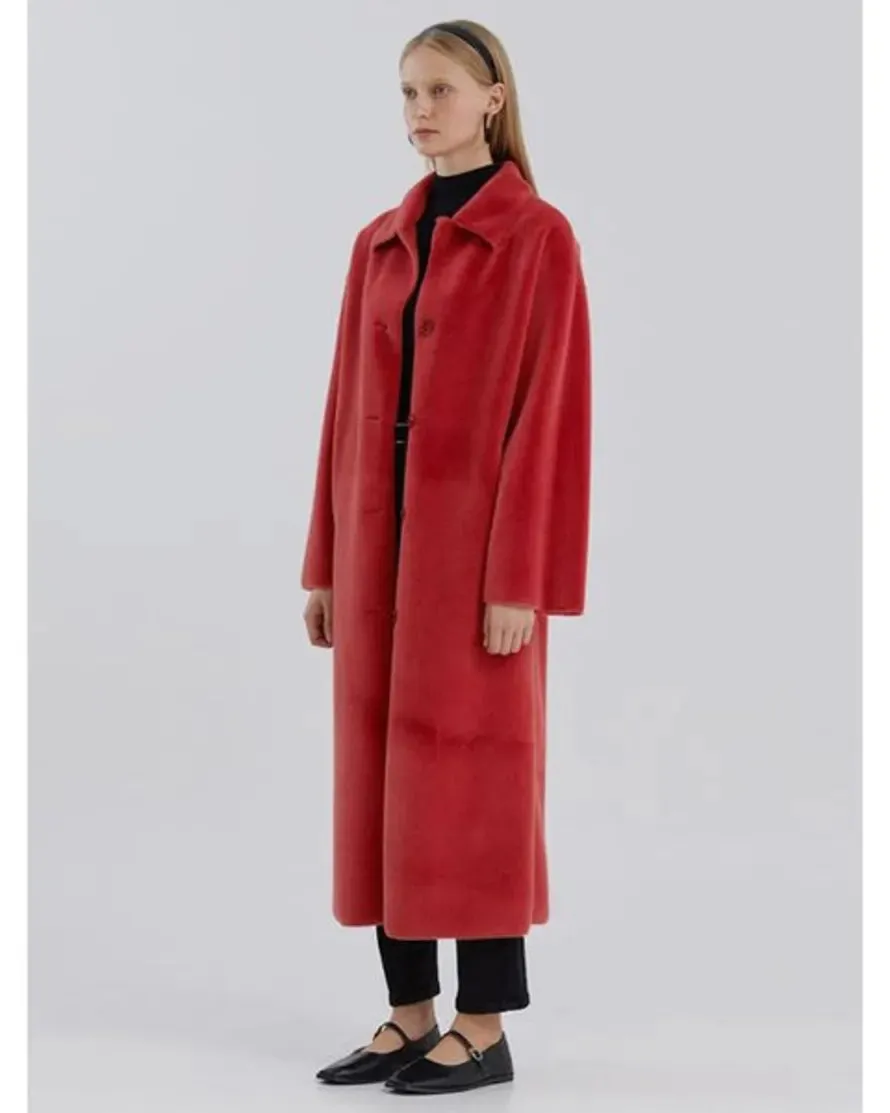 Molliolli / Lungo Coat / Cranberry