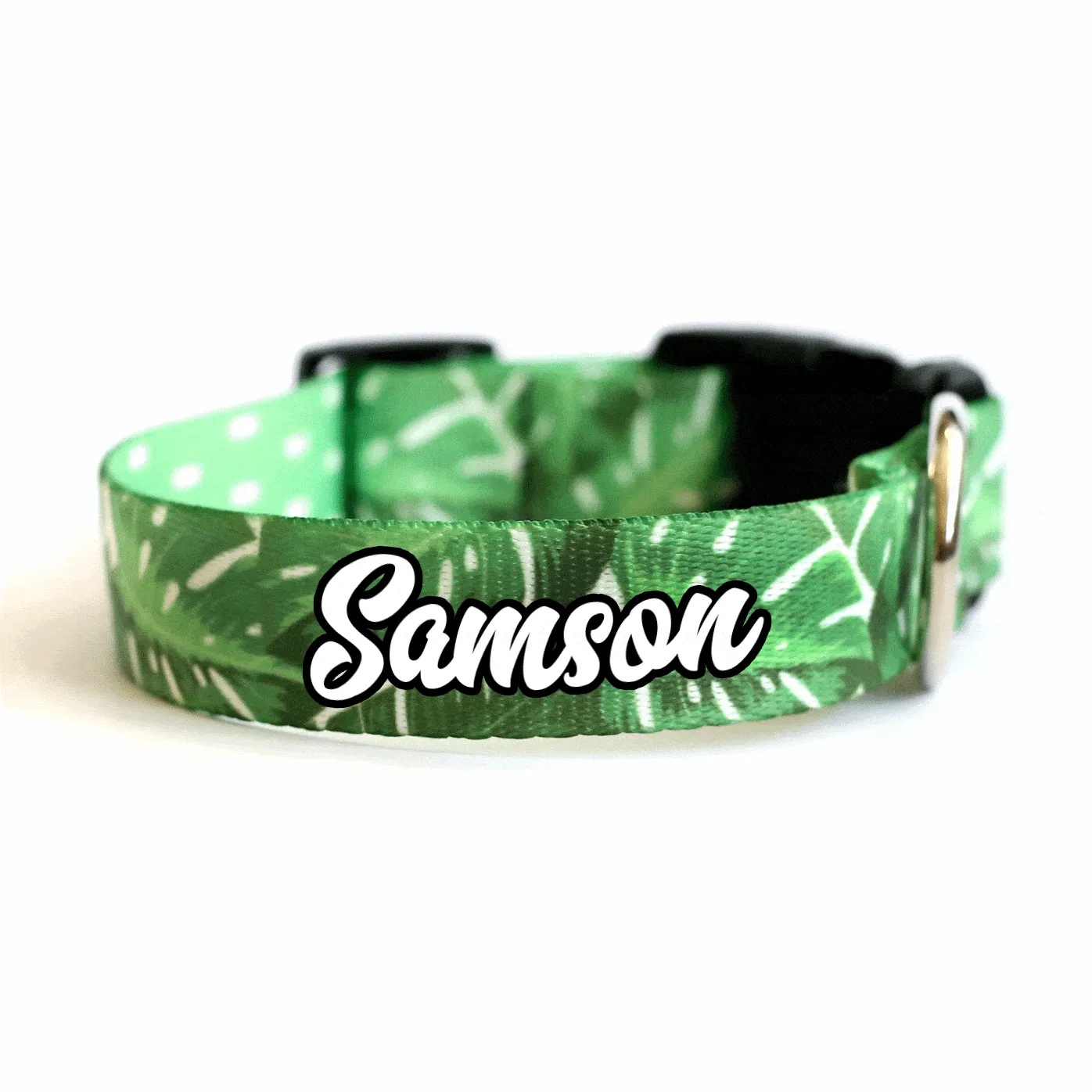 Monstera Magic Dog Collar