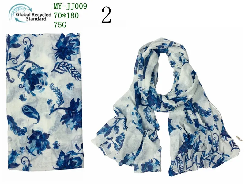 MYP040  Beach floral fashion printed scarf