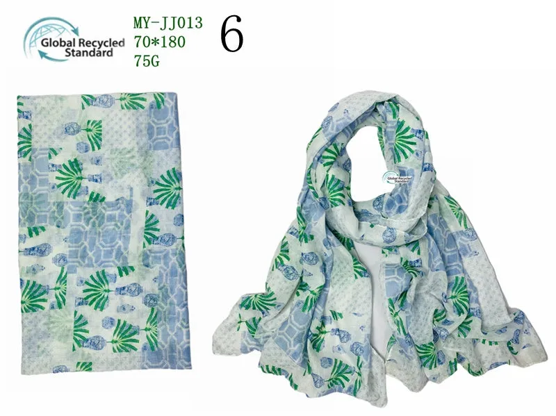 MYP040  Beach floral fashion printed scarf