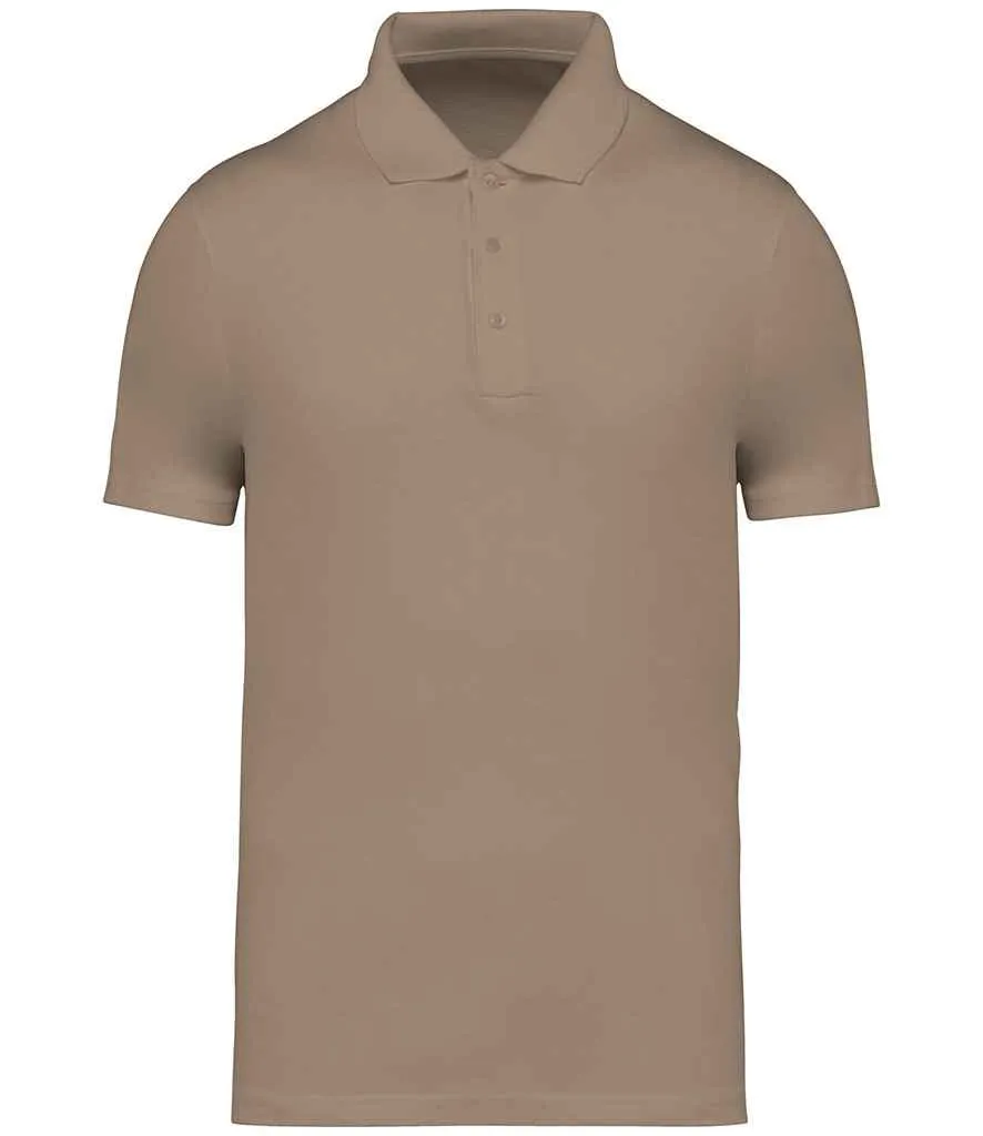 Native Spirit Jersey Polo Shirt | Wet Sand