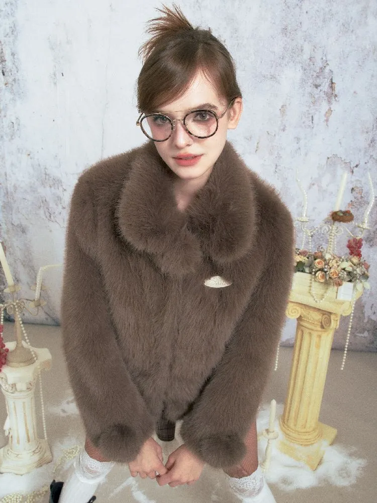 Niche Design Peplum Fur Coat【s0000005318】