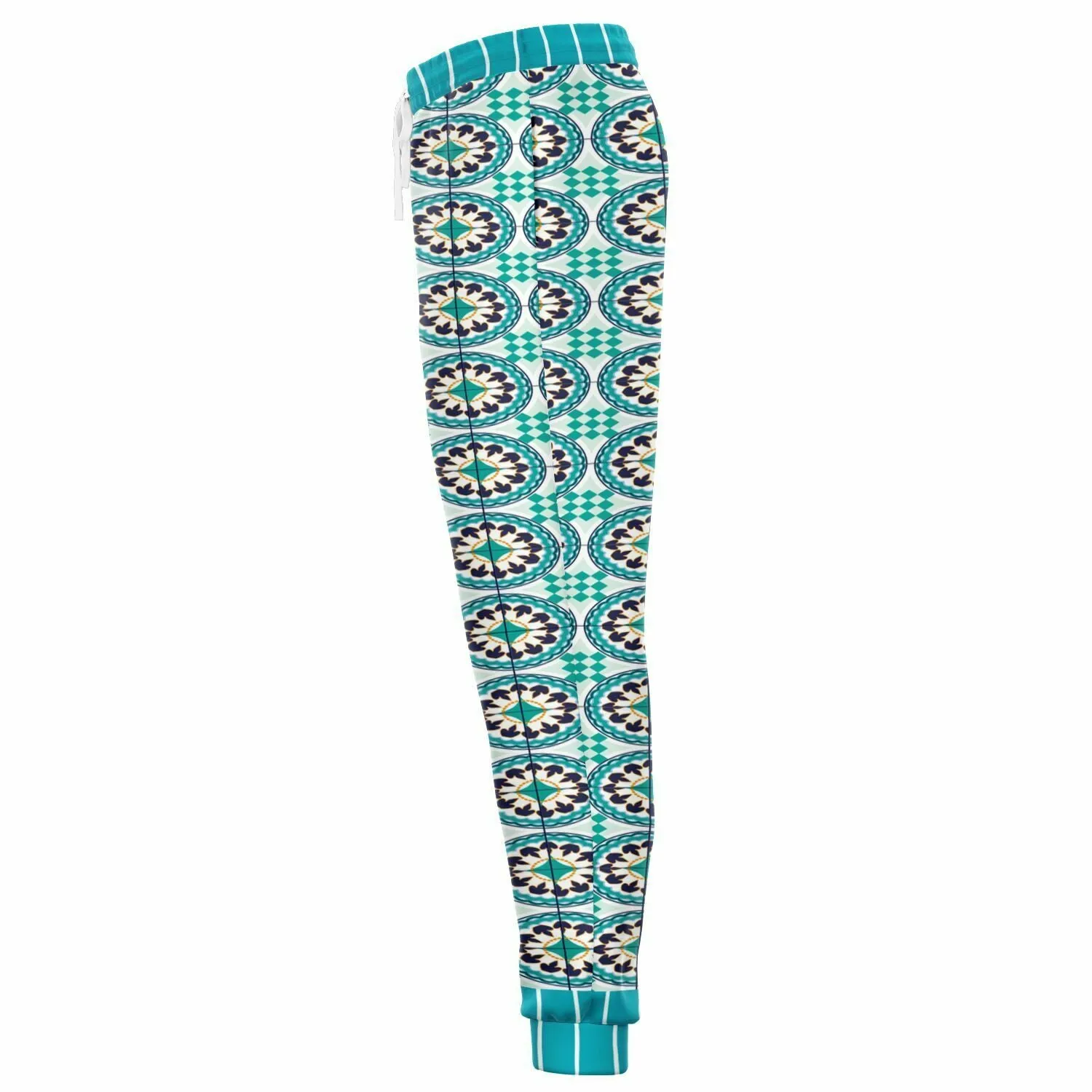 Olympia Heavenly Blue Tavira Tile Eco-Poly Unisex Joggers