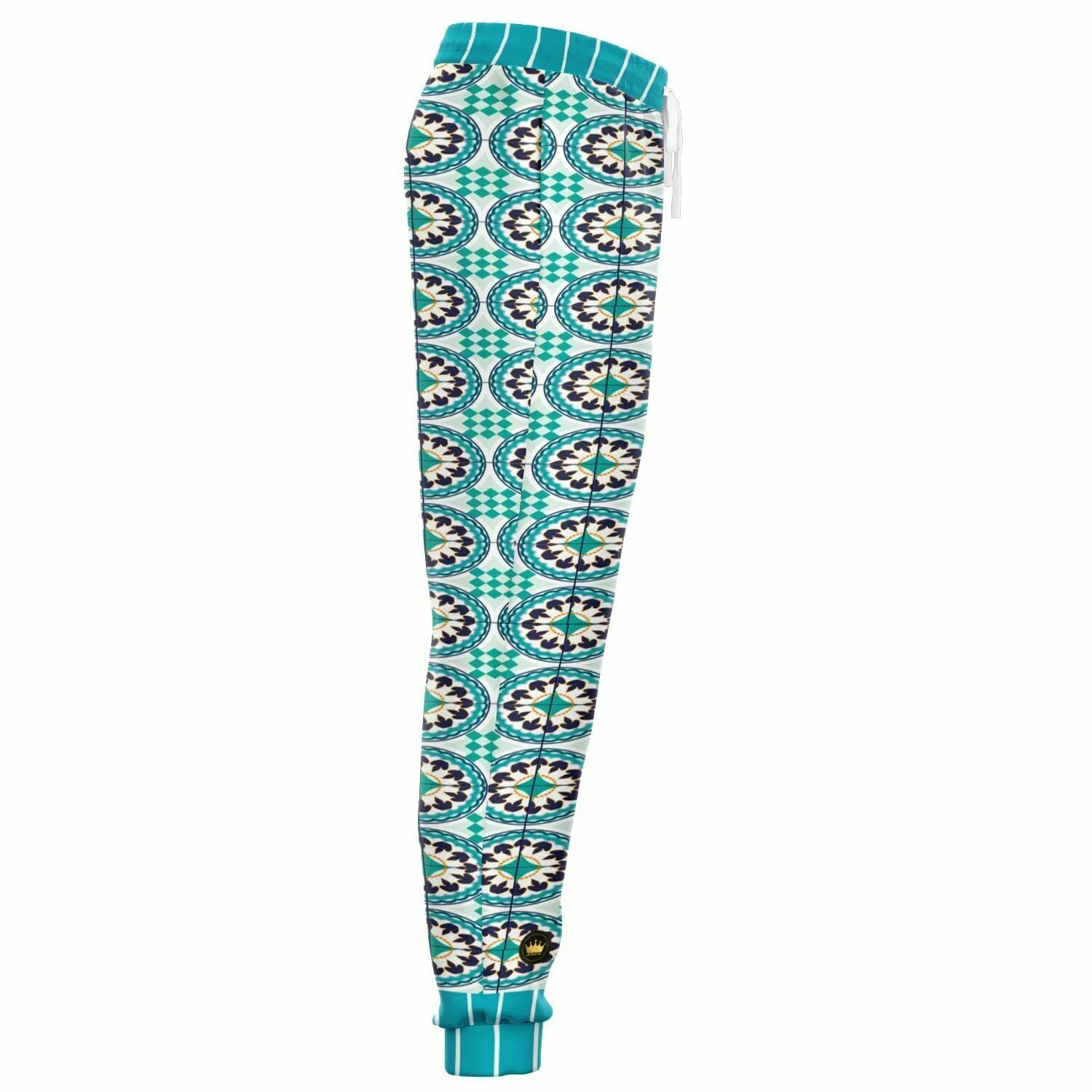 Olympia Heavenly Blue Tavira Tile Eco-Poly Unisex Joggers