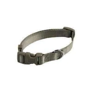 Papillon Nylon Collar Adjustable, 20 mm x 40-55 cm, Grey