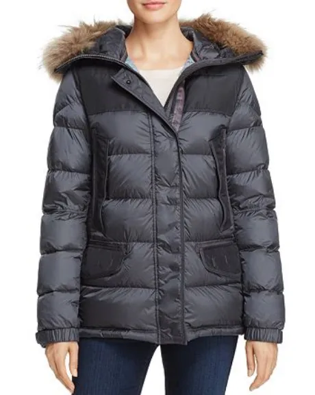 Parajumpers Lynn Fur Trim Down Coat