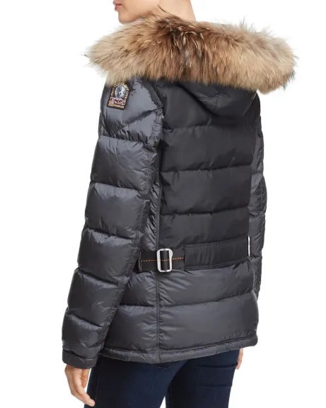 Parajumpers Lynn Fur Trim Down Coat