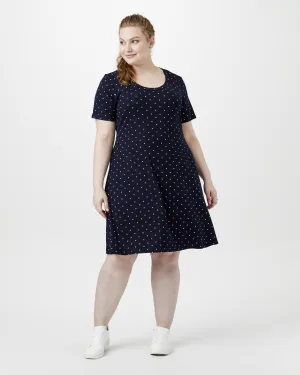 Penny T-Shirt Dress | Navy / White