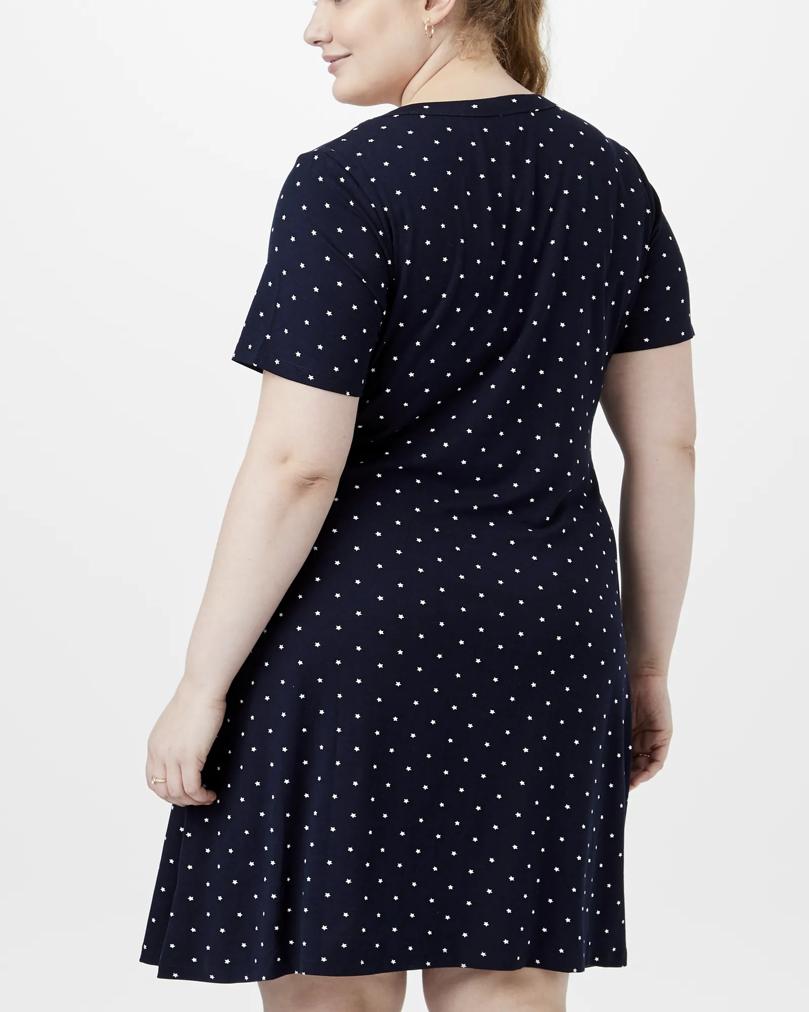 Penny T-Shirt Dress | Navy / White