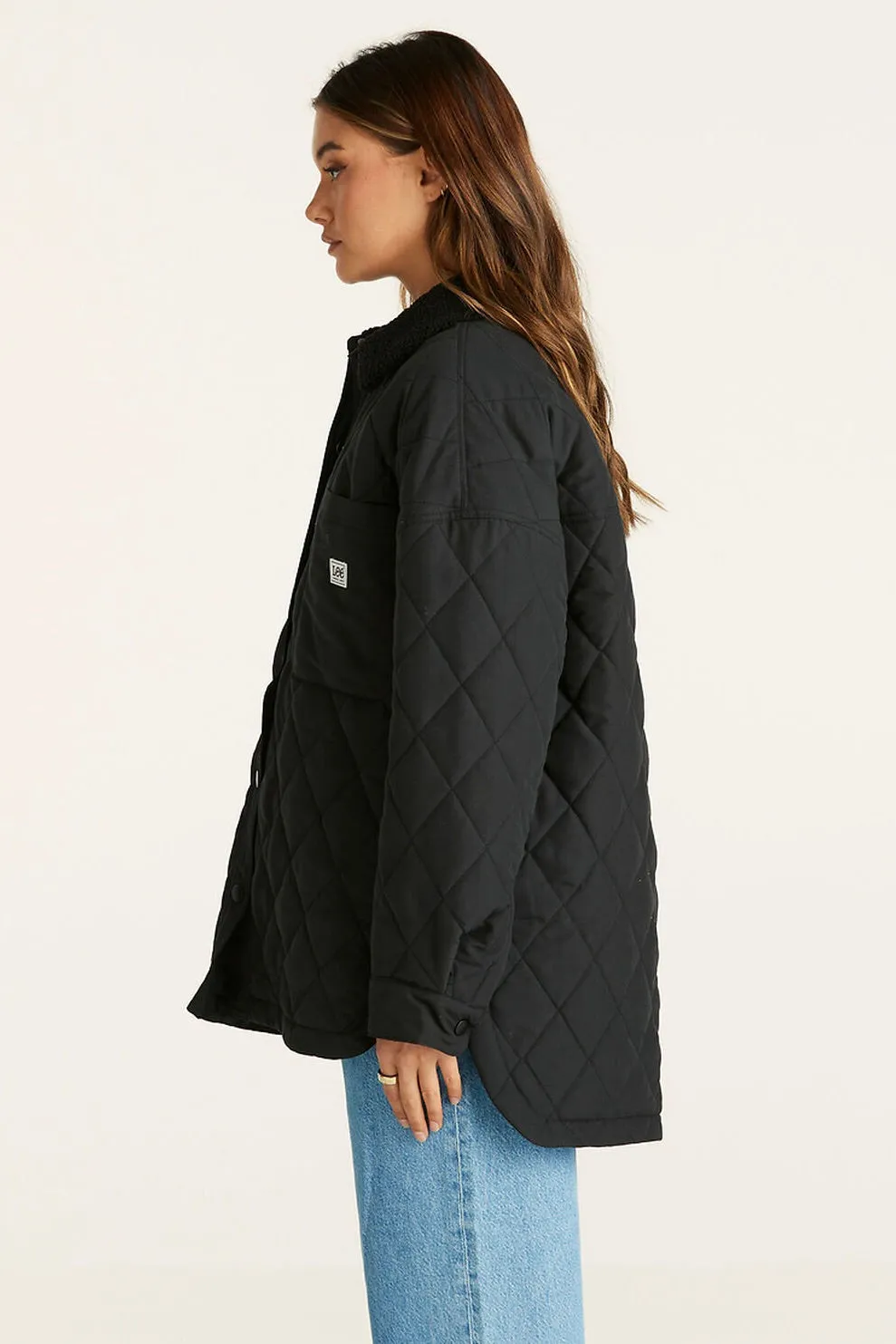 Quinn Black Quilted Jacket