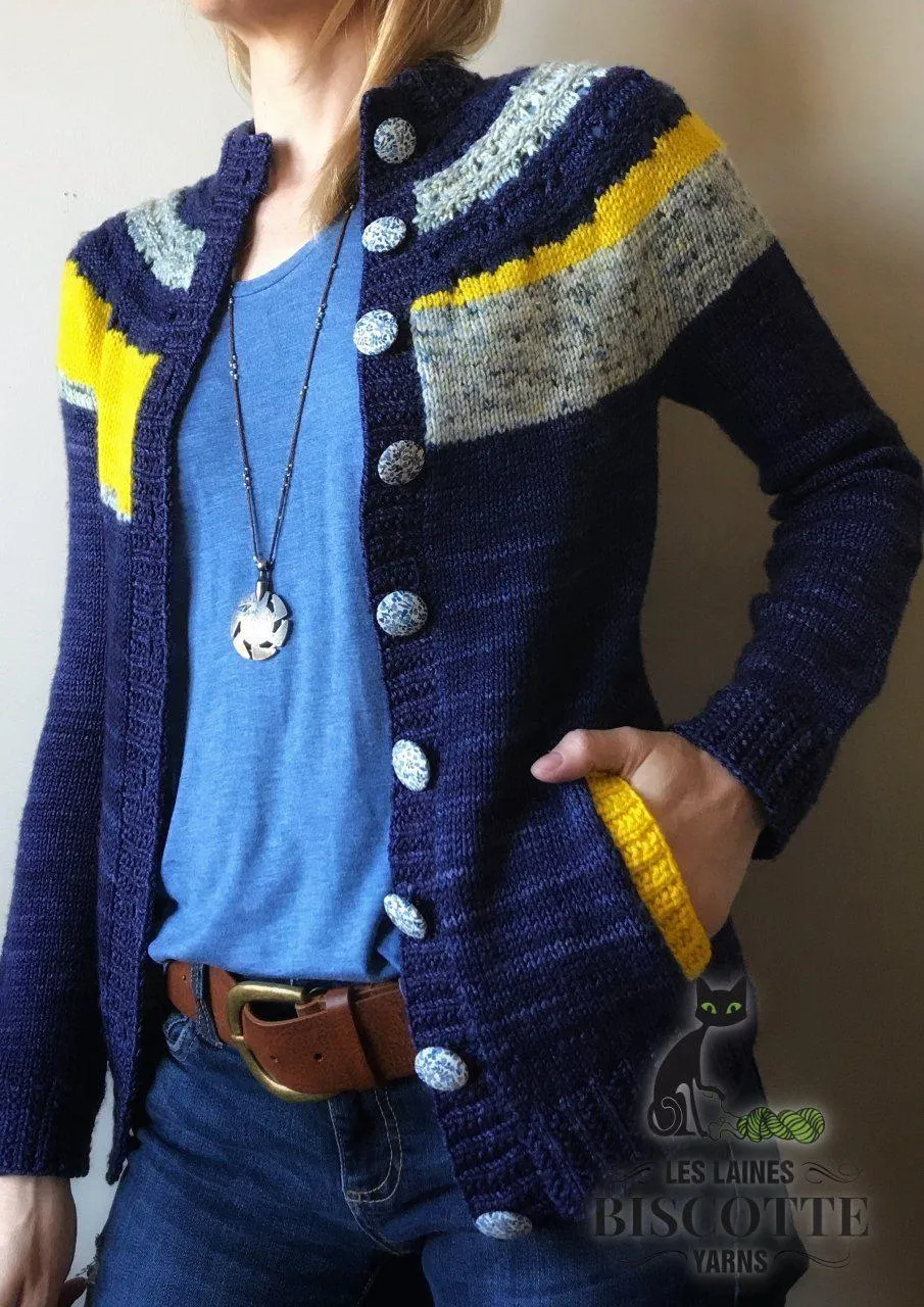 Ray of Soleil Cardigan | Free Knitting Pattern