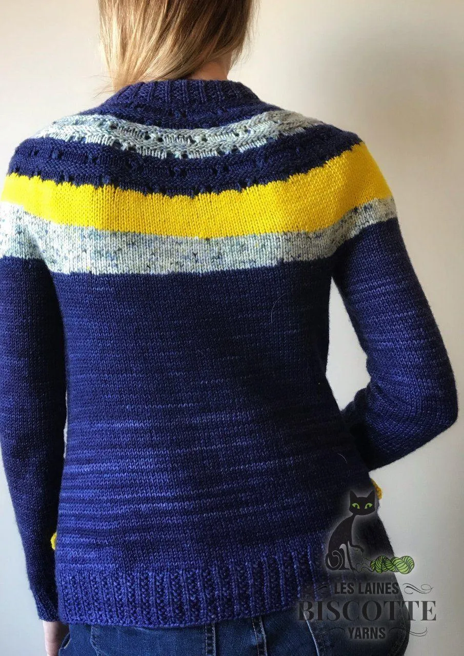 Ray of Soleil Cardigan | Free Knitting Pattern