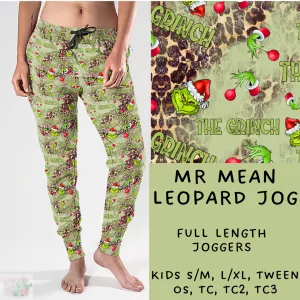 Ready To Ship - Mr Mean Leopard Joggers