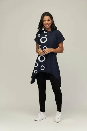 Saloos One-Sided Circular Print Shirt