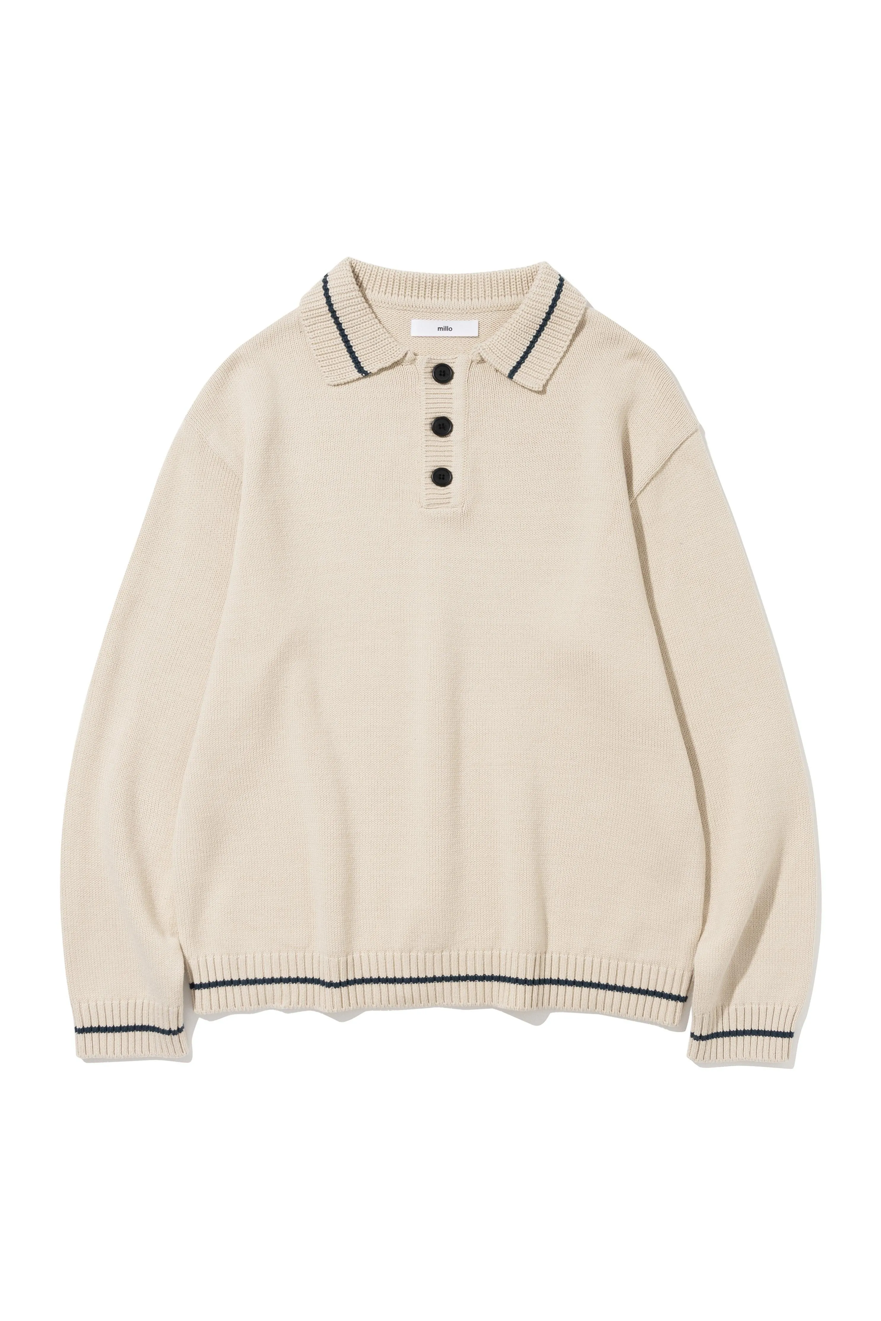 Sand Switch Collar Knit