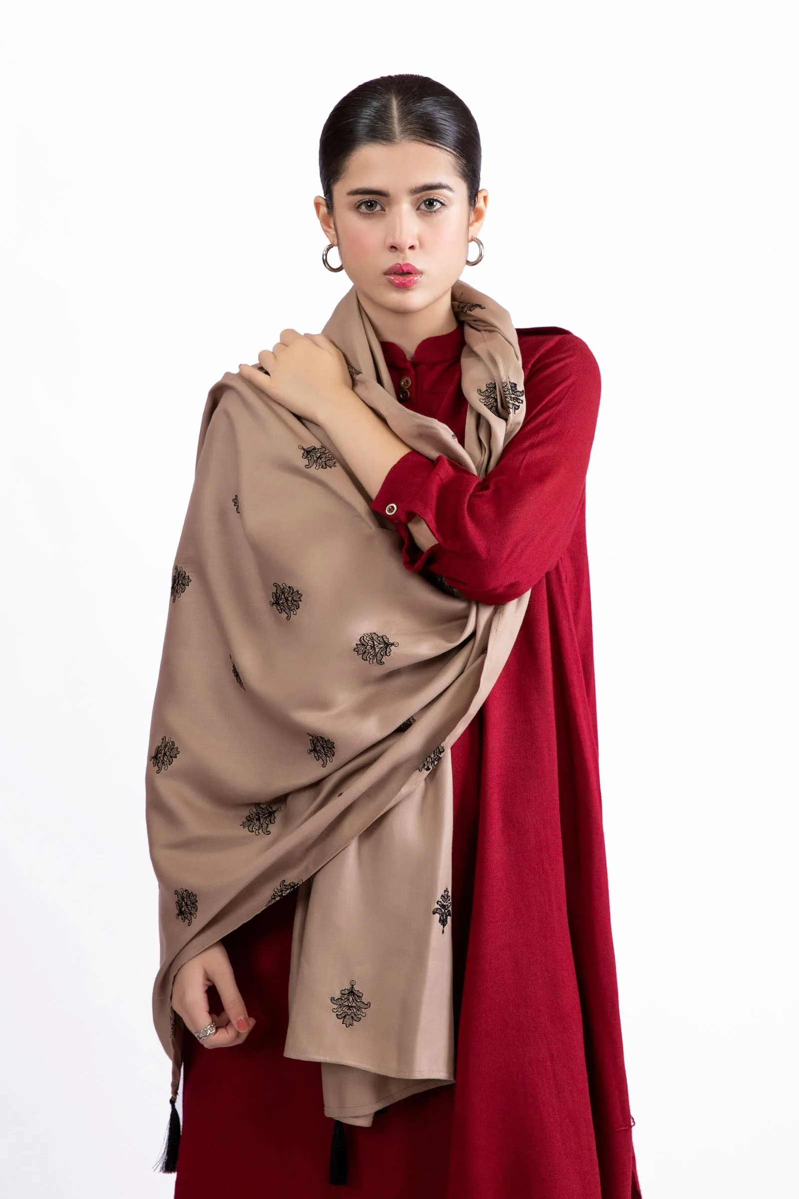 Scarf Brown MB-W23-156