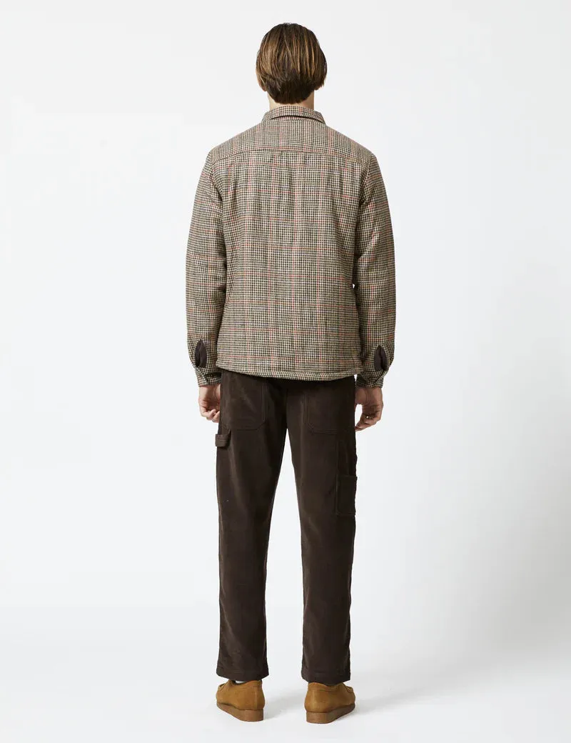 Simple | Drover Sherpa Jacket | Houndstooth