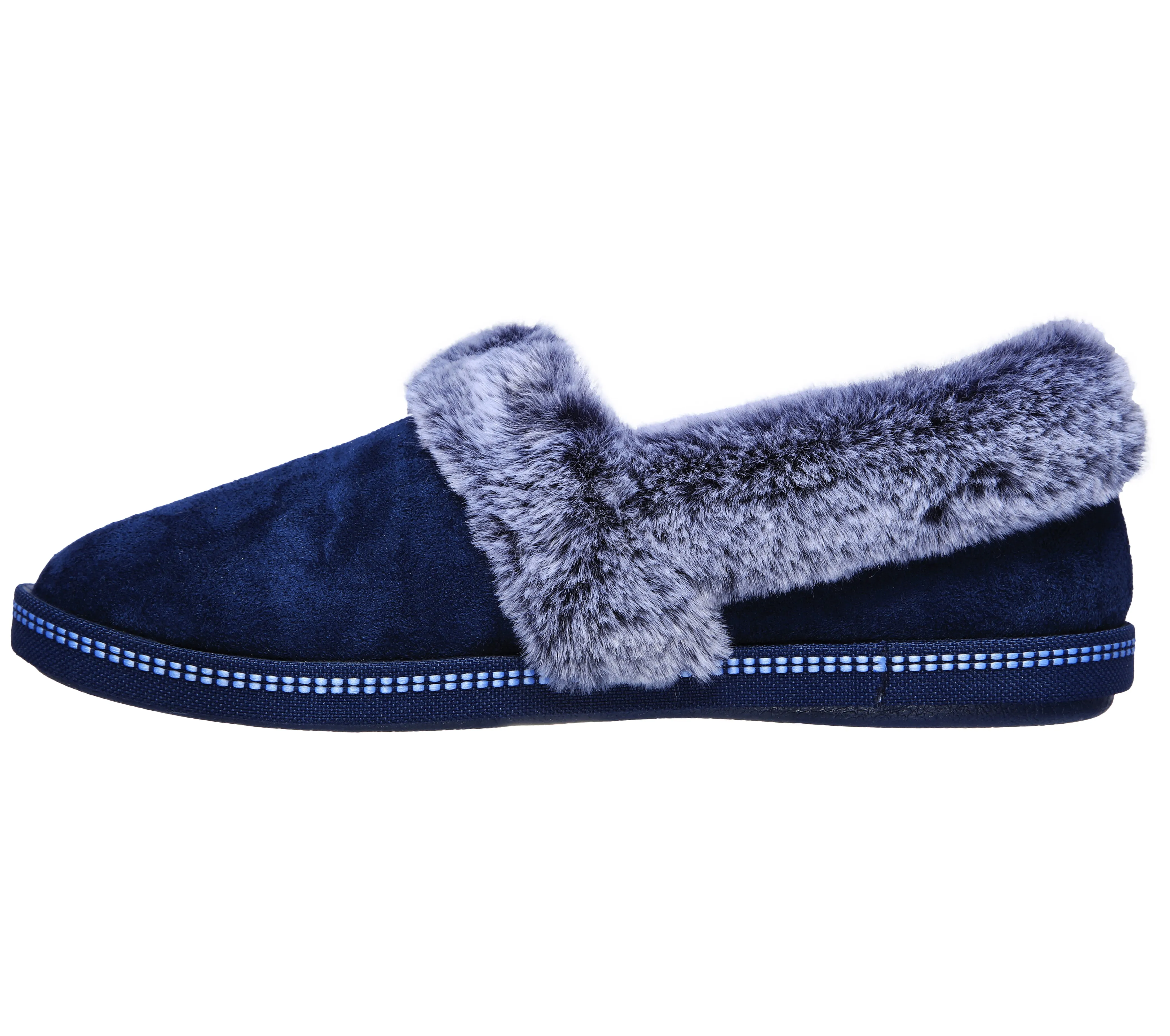 Skechers 32777/NVY Navy Womens Soft Slip On Slippers