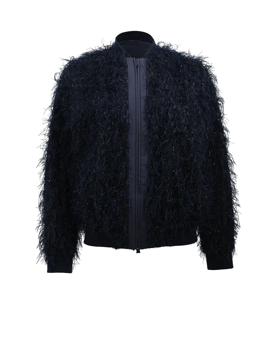 Summer Fur Bomber Jacket