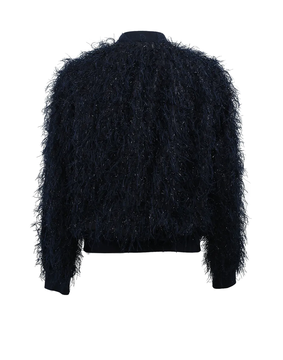 Summer Fur Bomber Jacket