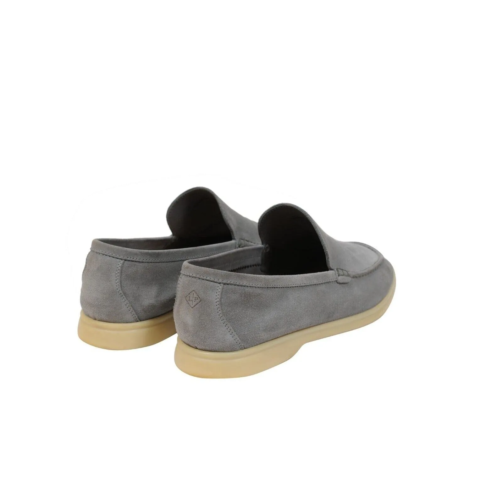 Summer Walk US 7 EU 40 Grey Suede Low Top Slip On Loafers