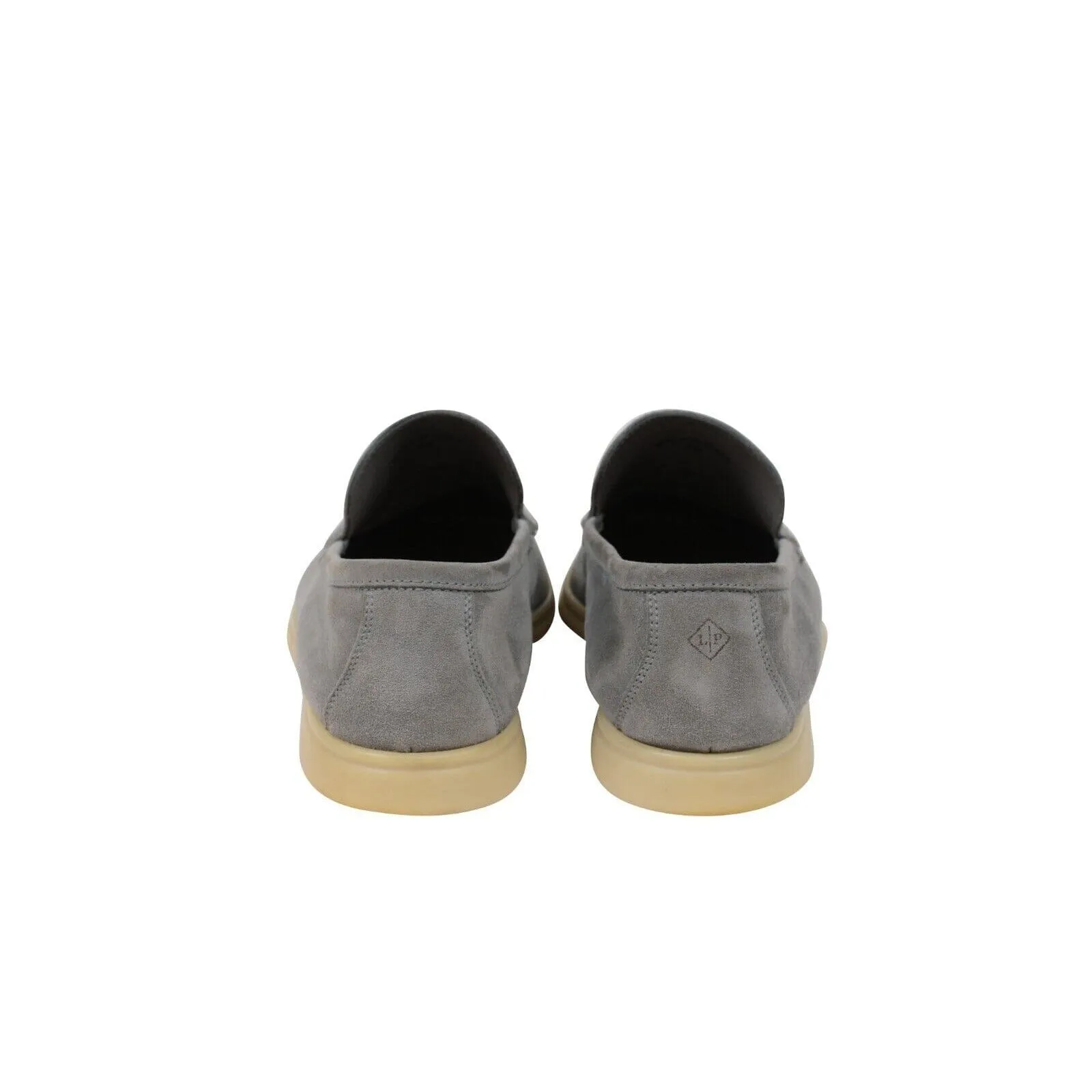 Summer Walk US 7 EU 40 Grey Suede Low Top Slip On Loafers