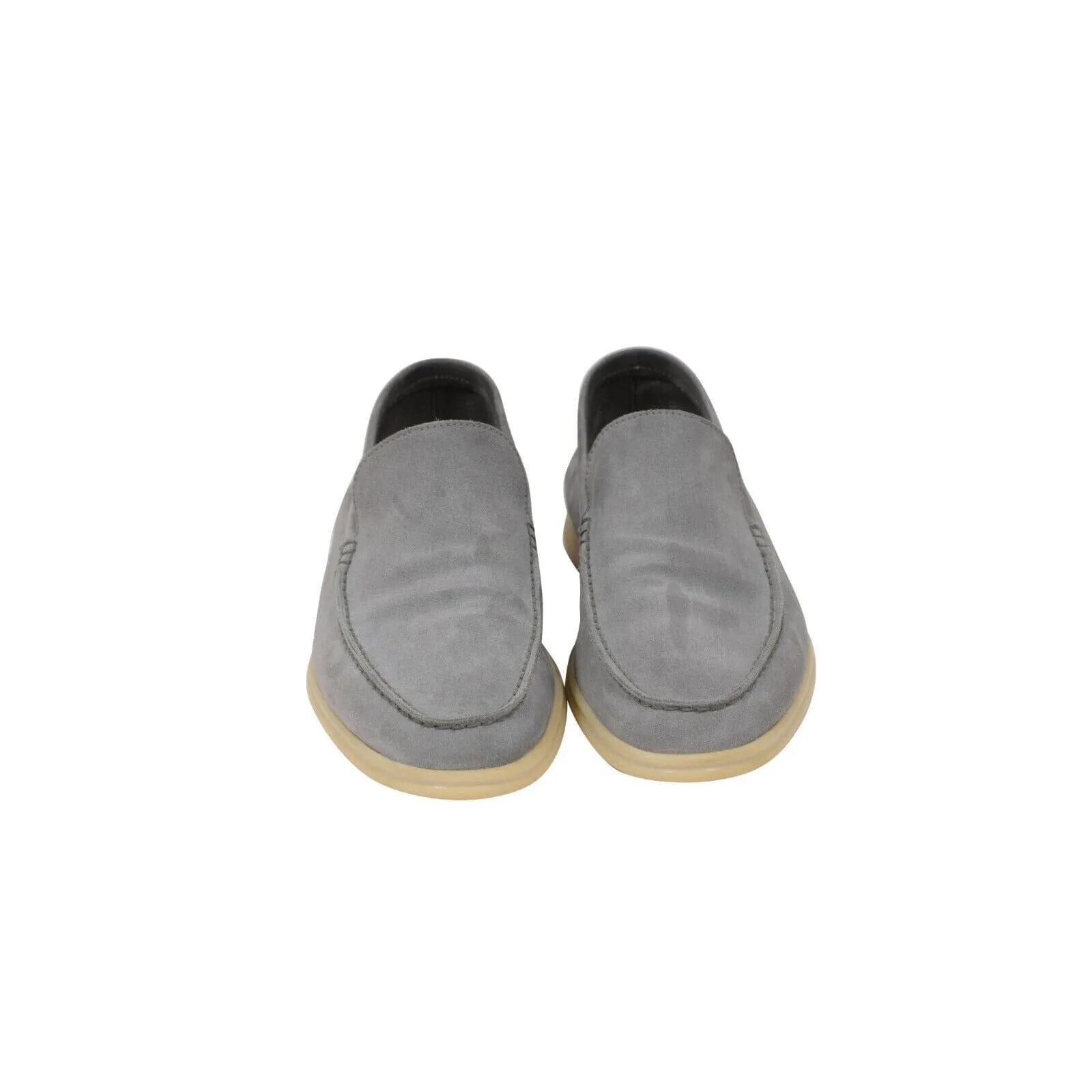 Summer Walk US 7 EU 40 Grey Suede Low Top Slip On Loafers