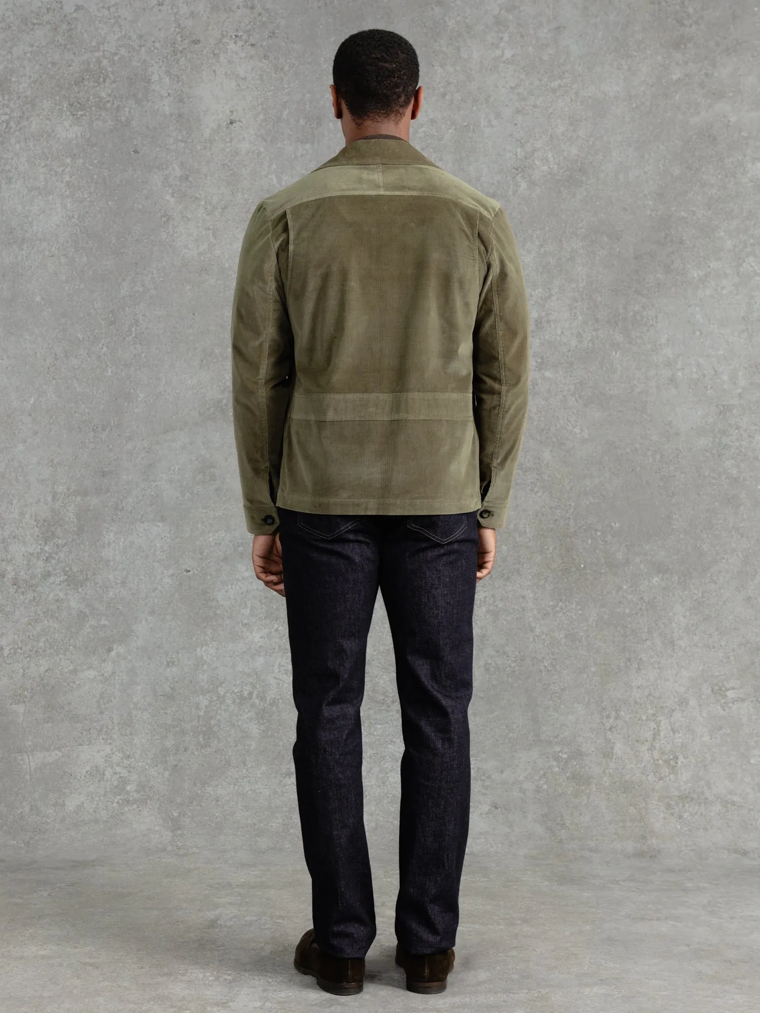 The Cord Pocket Jacket - Sand