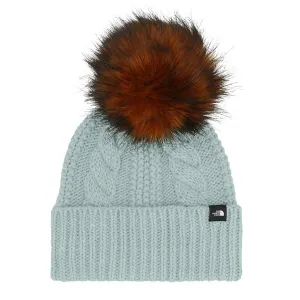 The North Face Kids' Oh Mega Fur Pom Beanie Muted Pine 2025