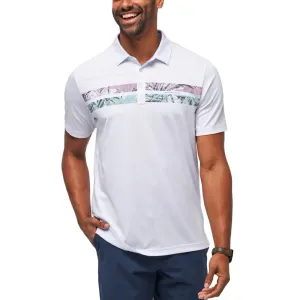 Travis Mathew Sand Shaker Golf Shirt - White