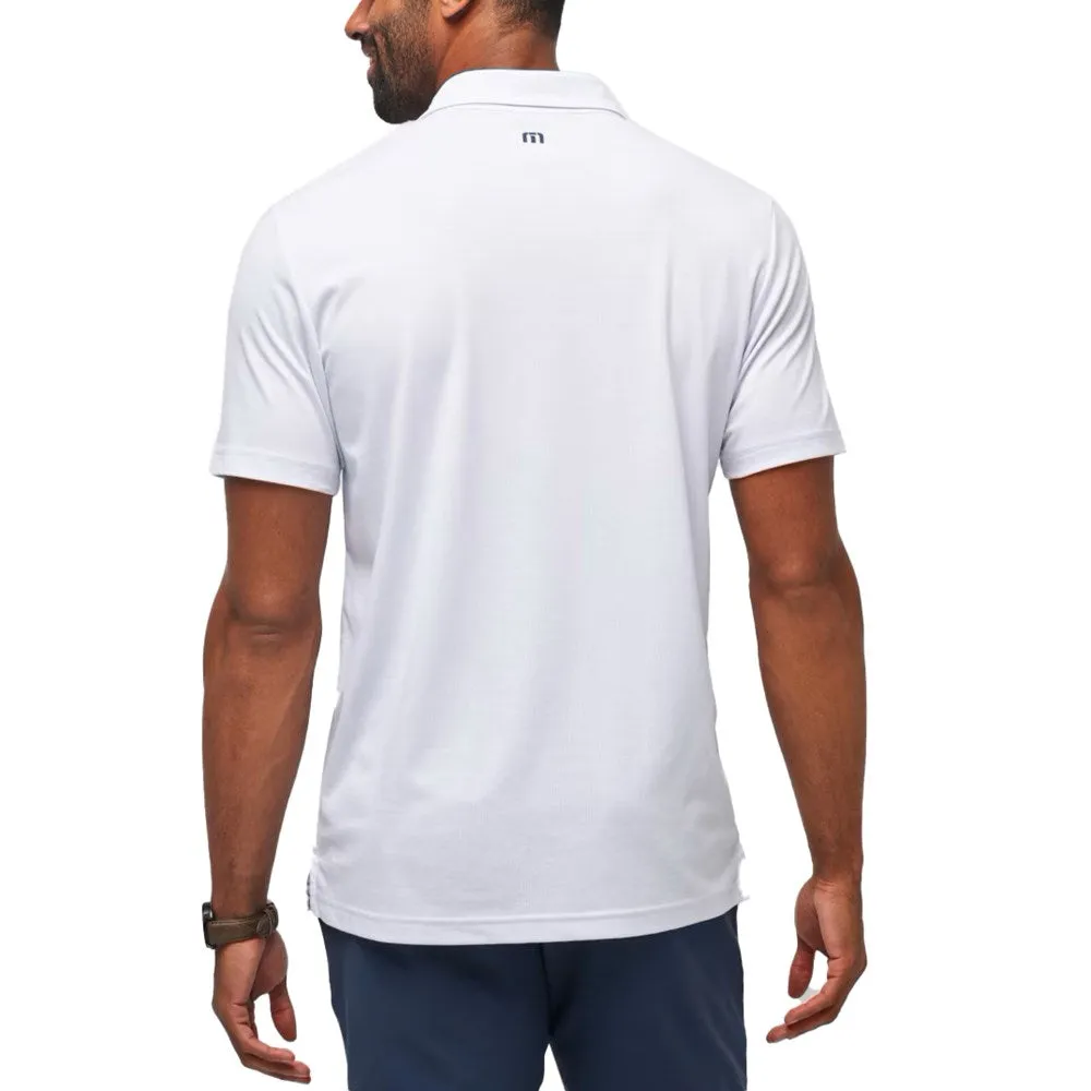 Travis Mathew Sand Shaker Golf Shirt - White