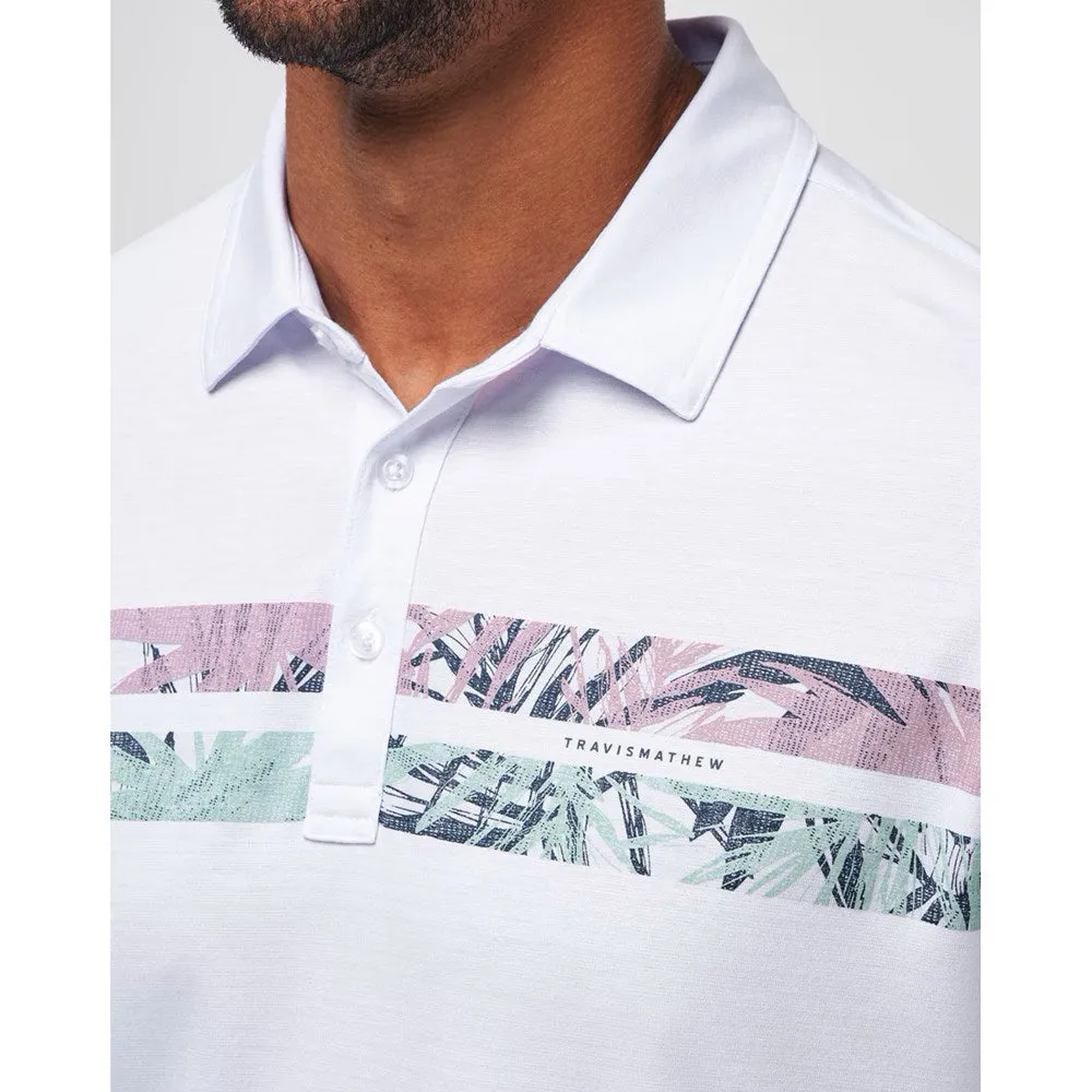 Travis Mathew Sand Shaker Golf Shirt - White