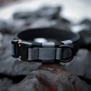 Trigger Nylon Collar 1.5" (Black/Grey)