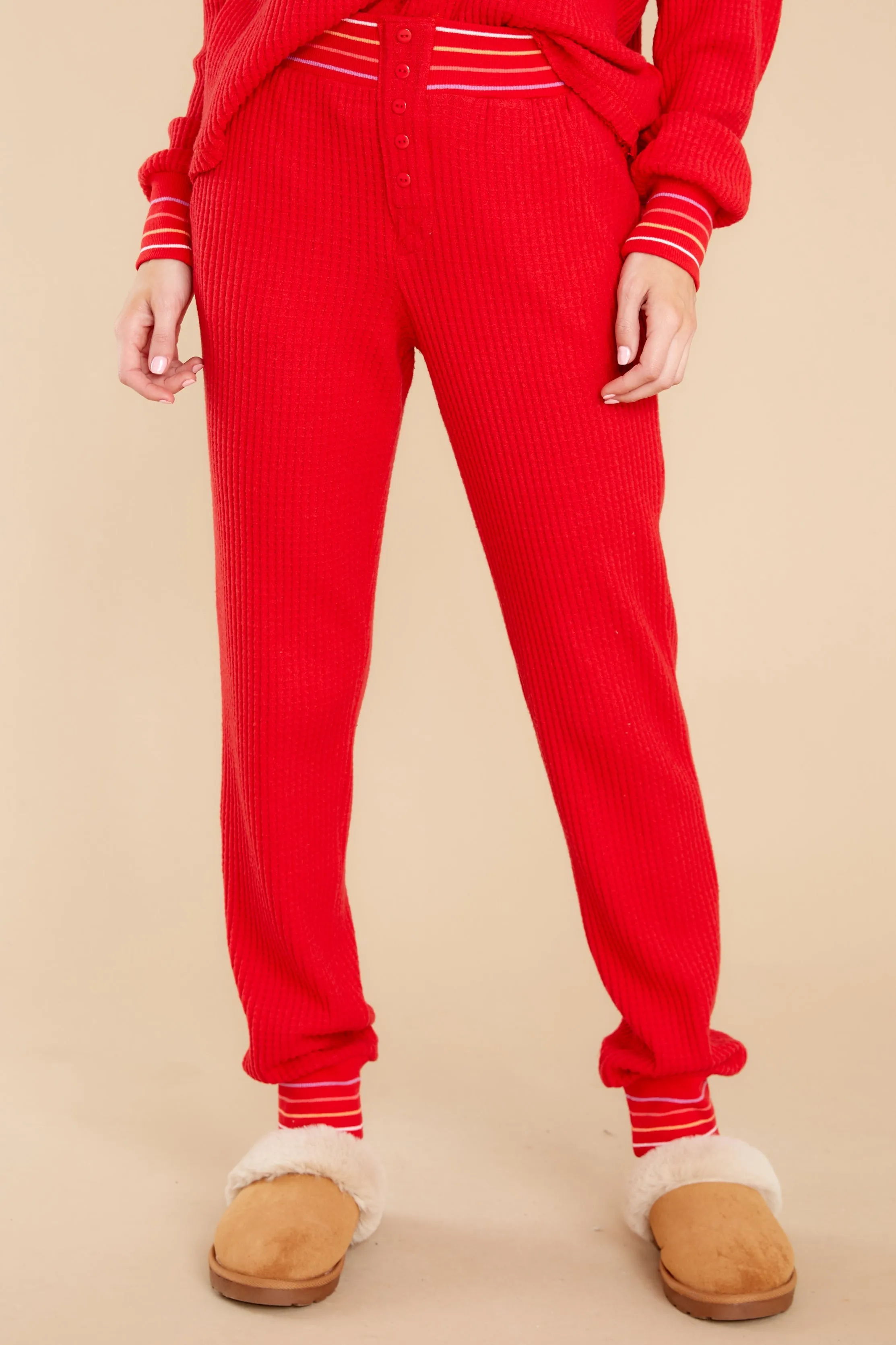 True Colors Red Joggers