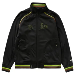 TRUE TEXTURE TRACK JACKET - BLACK