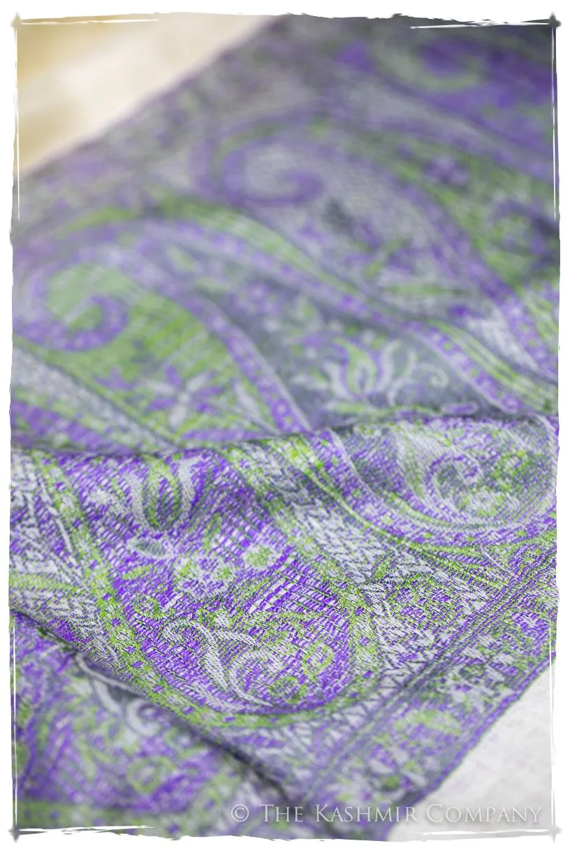 Valeria Paisley Frontière Pashmina Cashmere Scarf