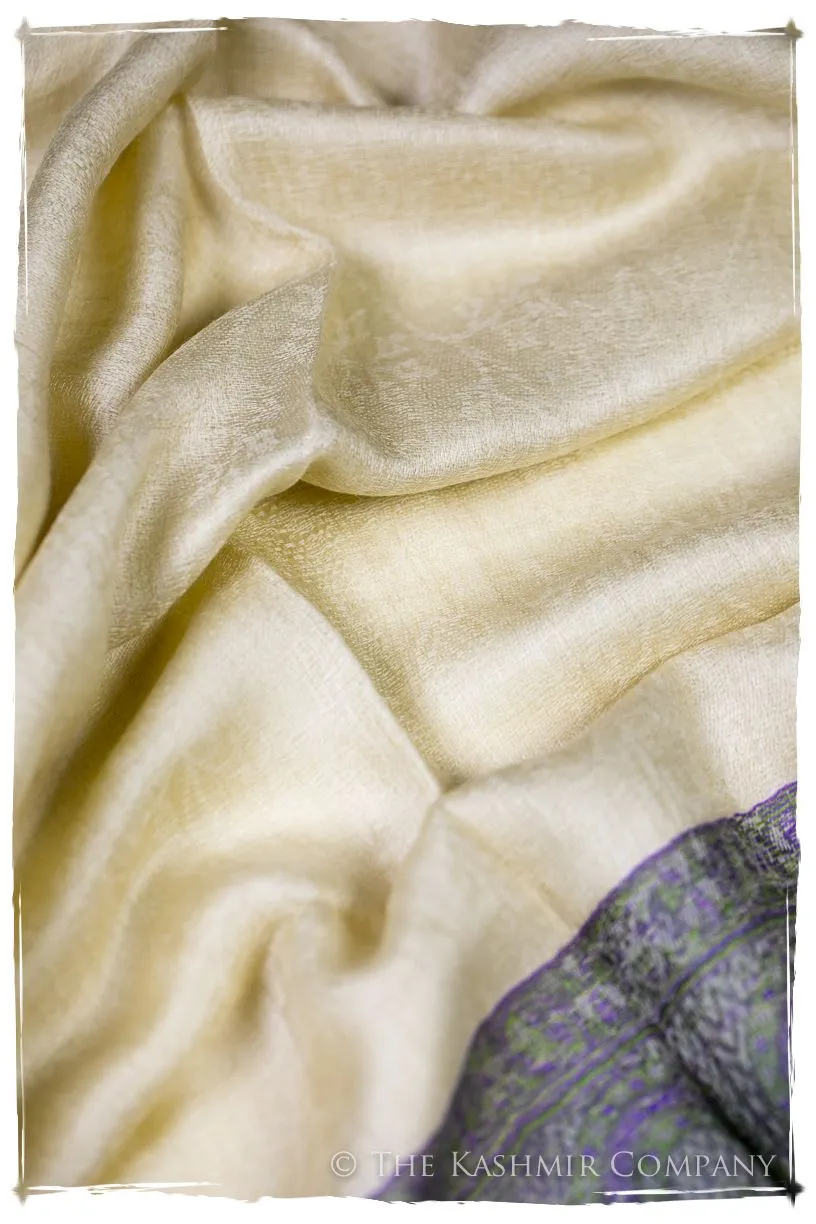 Valeria Paisley Frontière Pashmina Cashmere Scarf