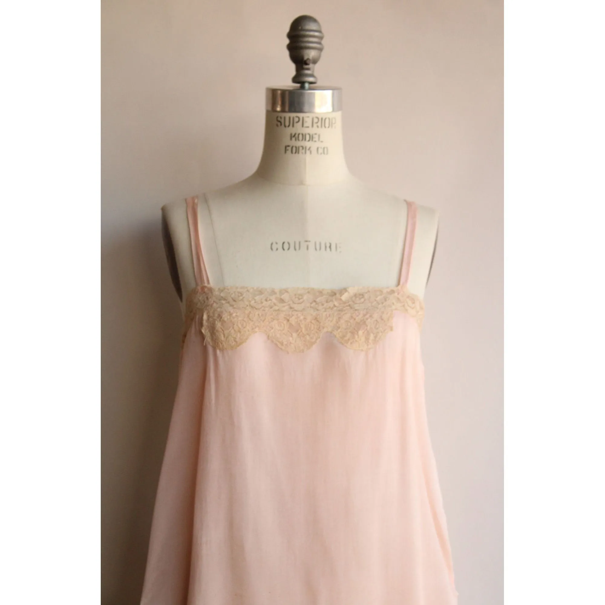 Vintage 1920s Step In Slip Camisole