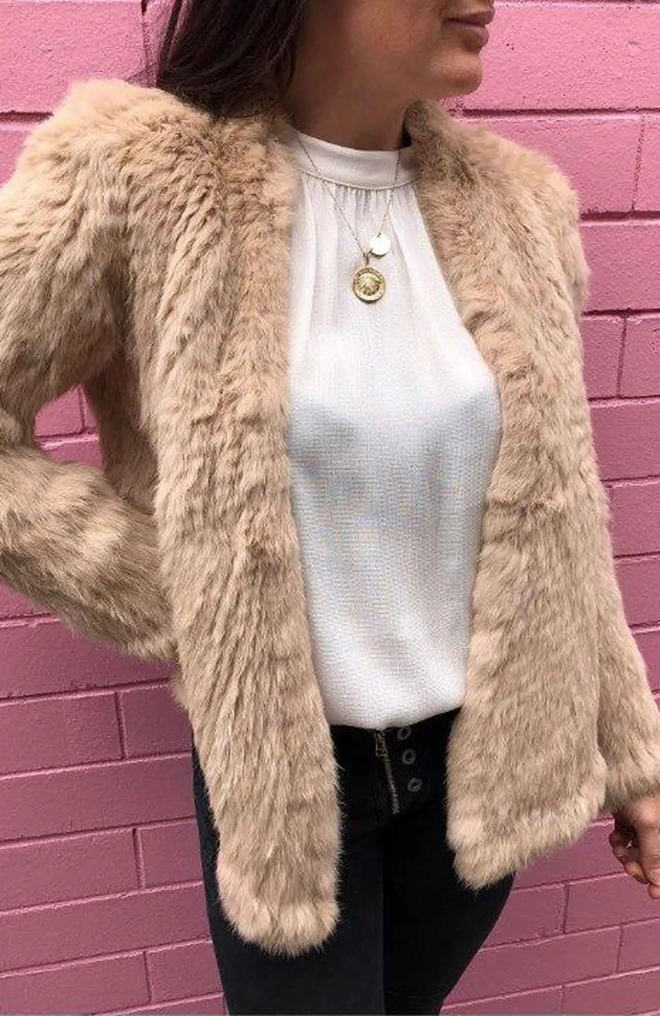 Waterfall Fur Jacket ST