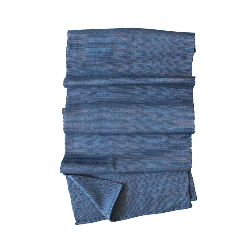 Weftshop Rayon Scarf - Two Tone Blue