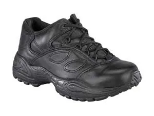 Women's Reebok Black Athletic Leather Oxford Soft Toe Shoe USPS Certified